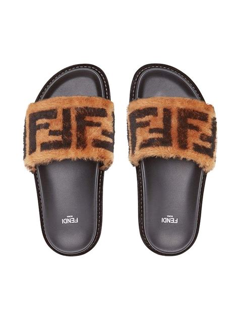 fendi pumps with fur|Fendi slippers women.